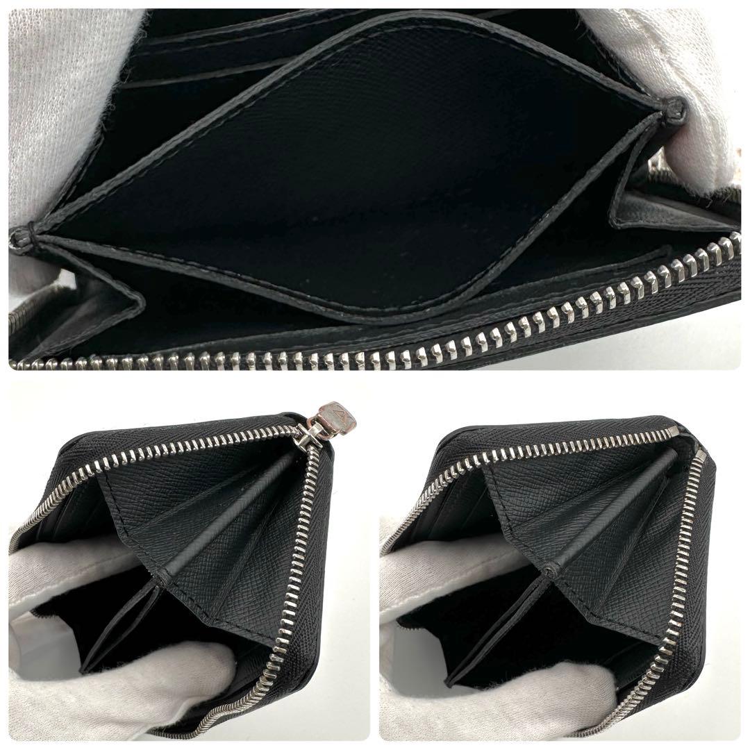 【極美品】ルイヴィトン ダミエグラフィット ジッピーパース 小銭入れ 黒