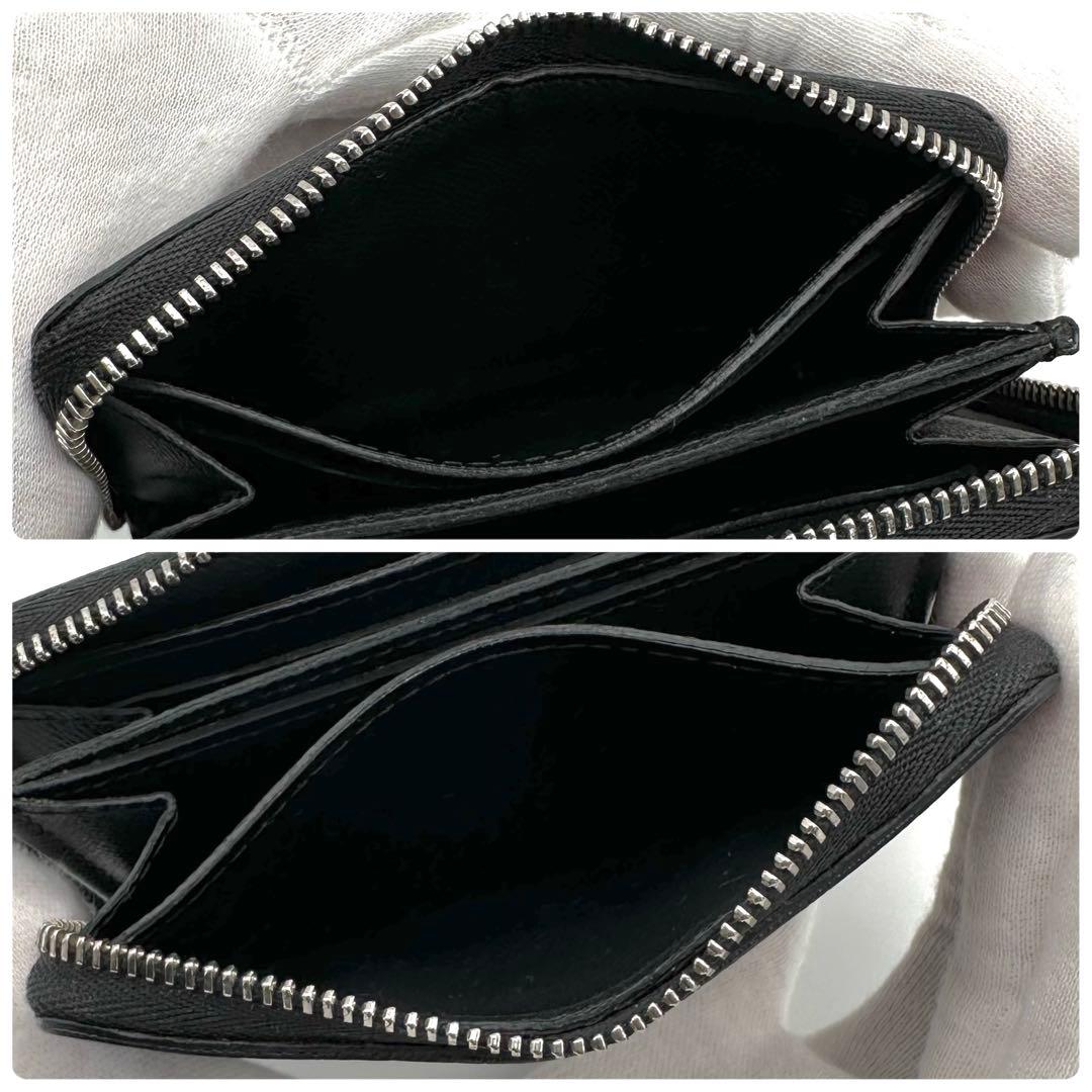 【極美品】ルイヴィトン ダミエグラフィット ジッピーパース 小銭入れ 黒