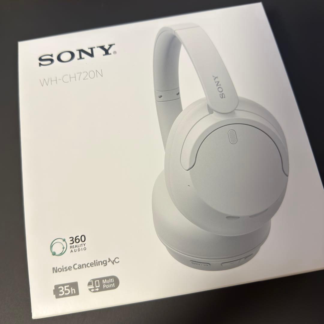 【SONY】ソニー ワイヤレスヘッドホン WH-CH720N ホワイト