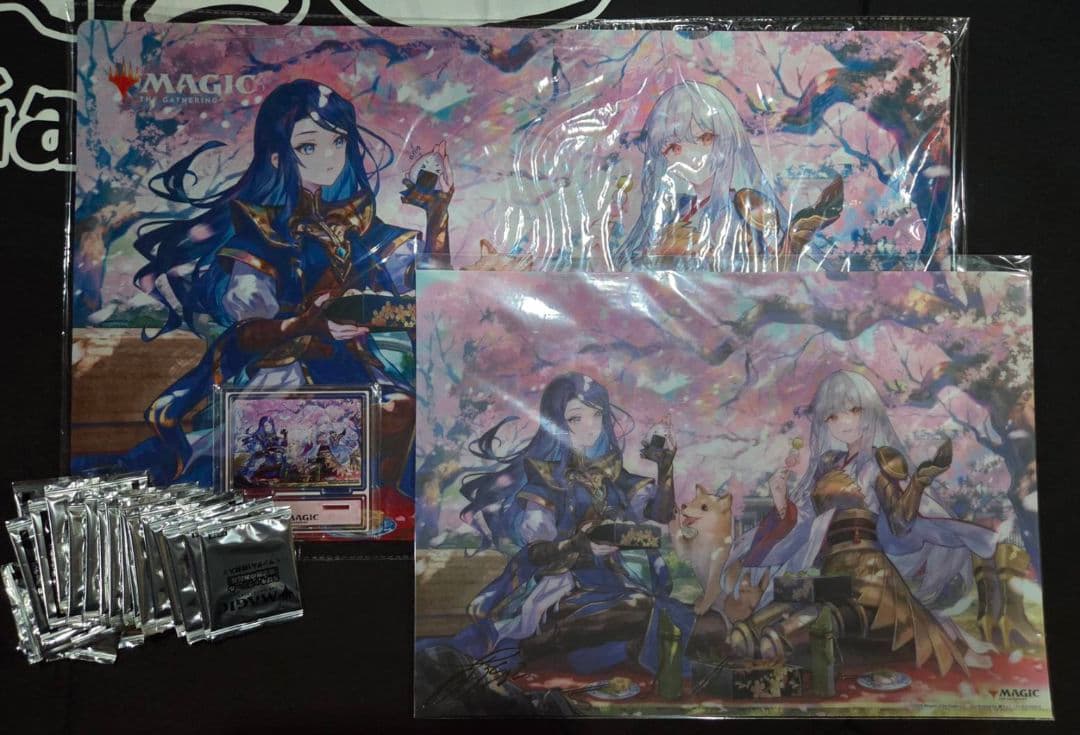 MTG　放浪皇のお花見キャンペーン　放浪皇&ナーセット　プレイマット