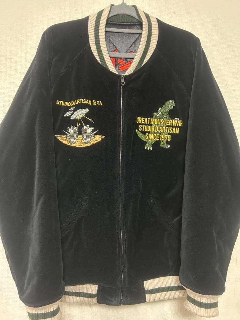 美品 ステュディオ・ダルチザン STUDIO D´ARTISAN ゴジラ別珍42