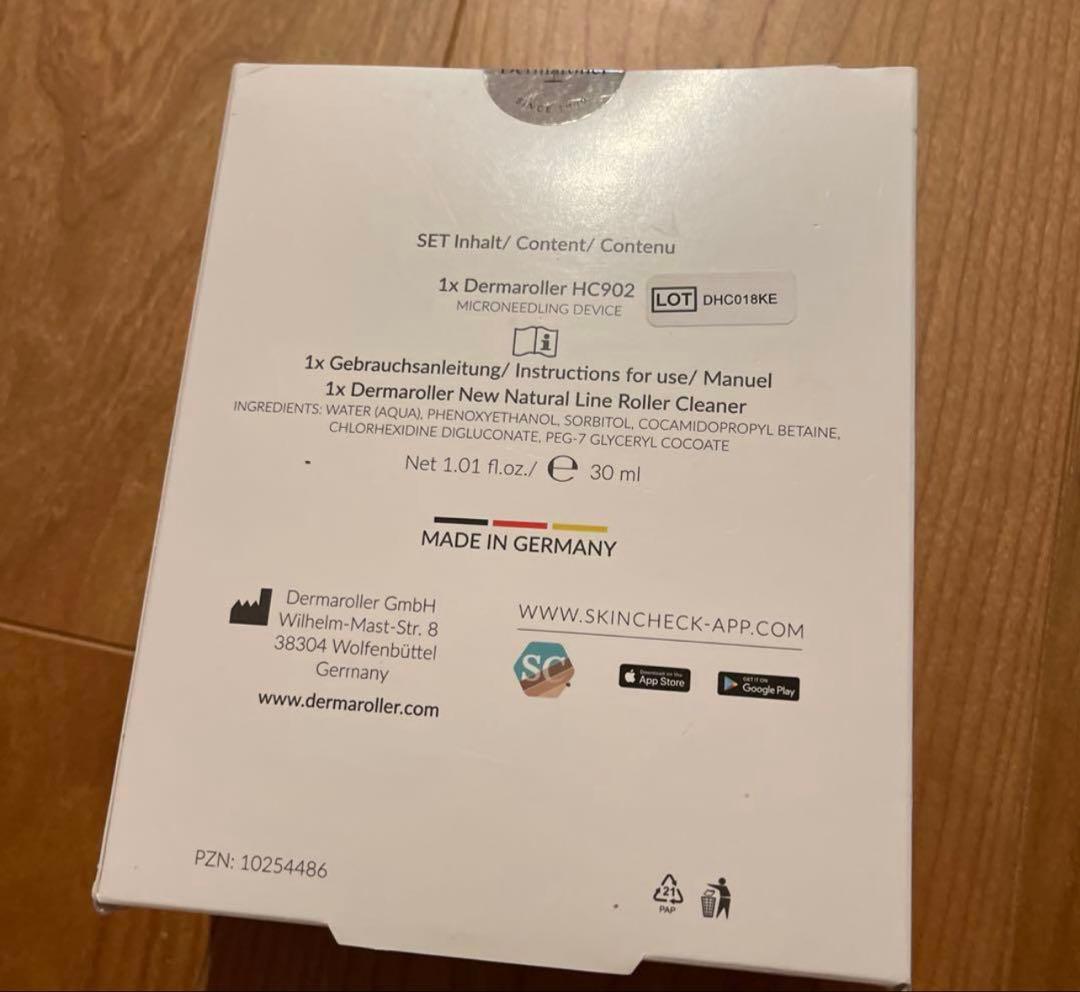 Dermaroller HC 902 ローラー & クリーンナー セット