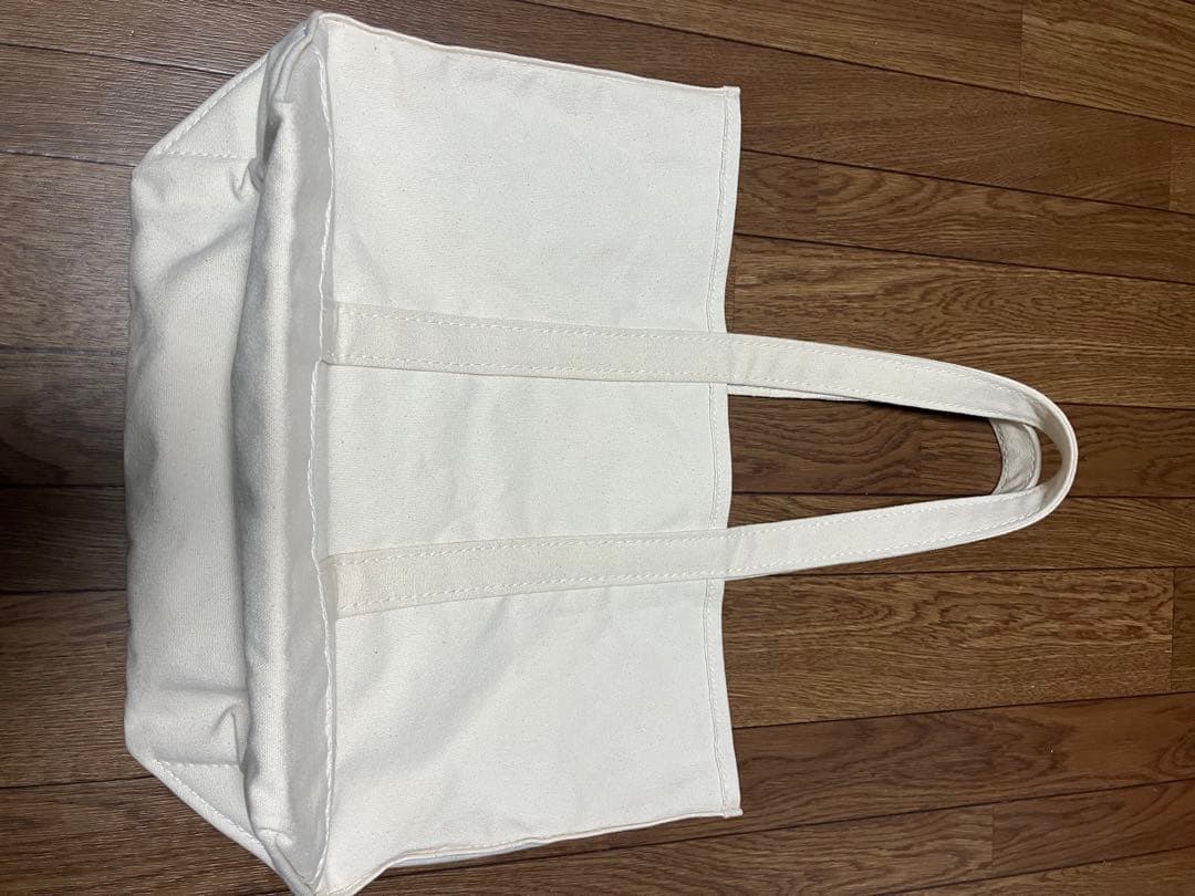 DANDUX ホワイトキャンバストートバッグ