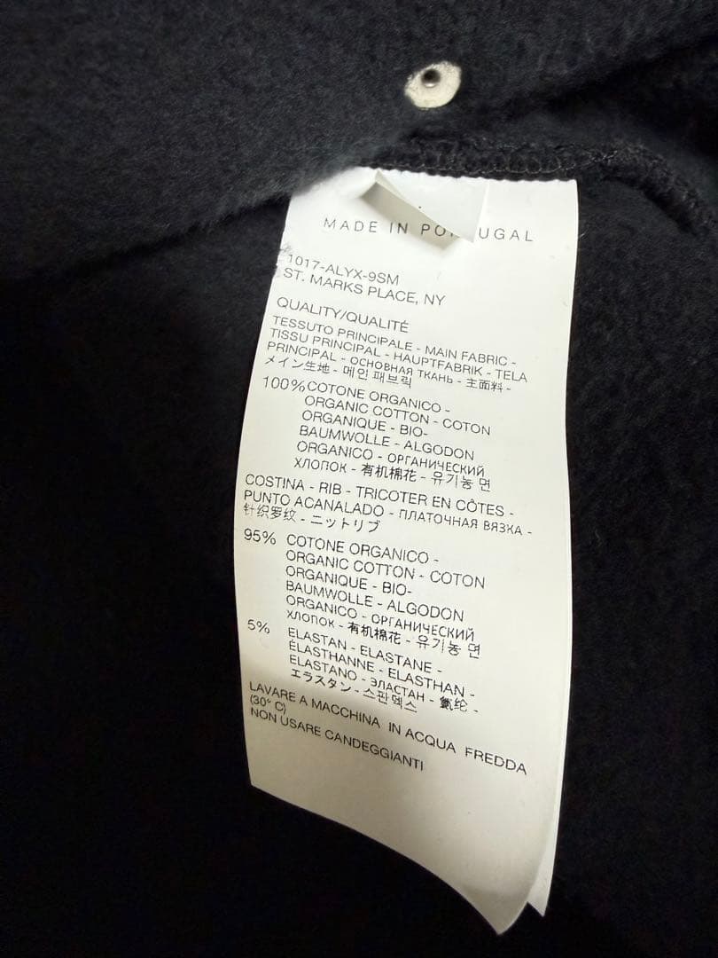 1017 ALYX 9SM パーカー M