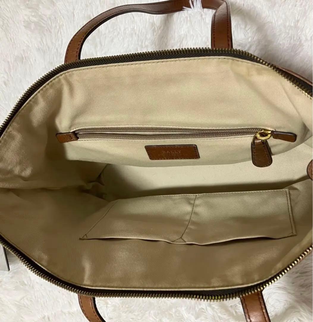 BALLY バリー　トートバッグ　レザー　ブラウン