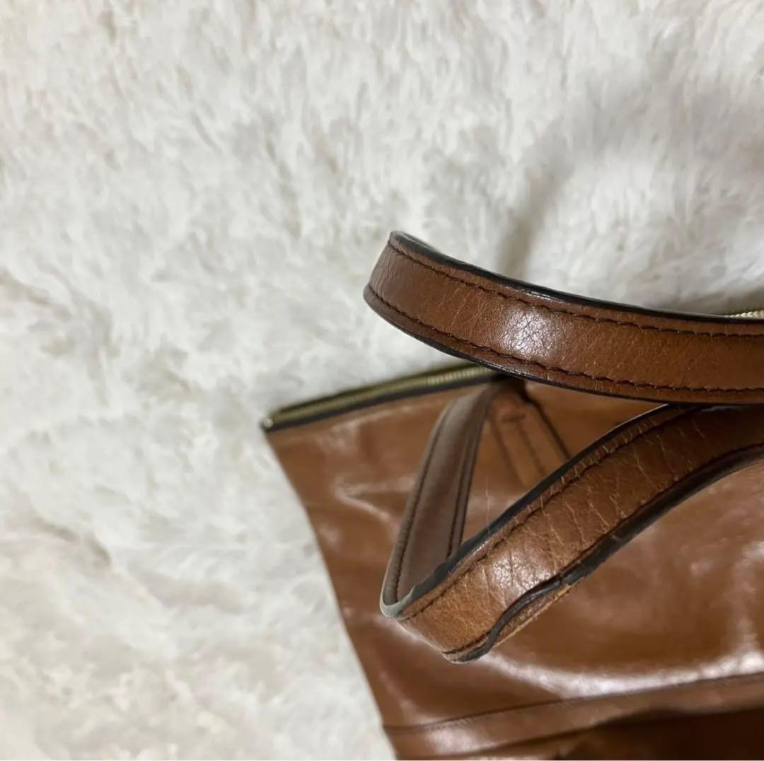 BALLY バリー　トートバッグ　レザー　ブラウン