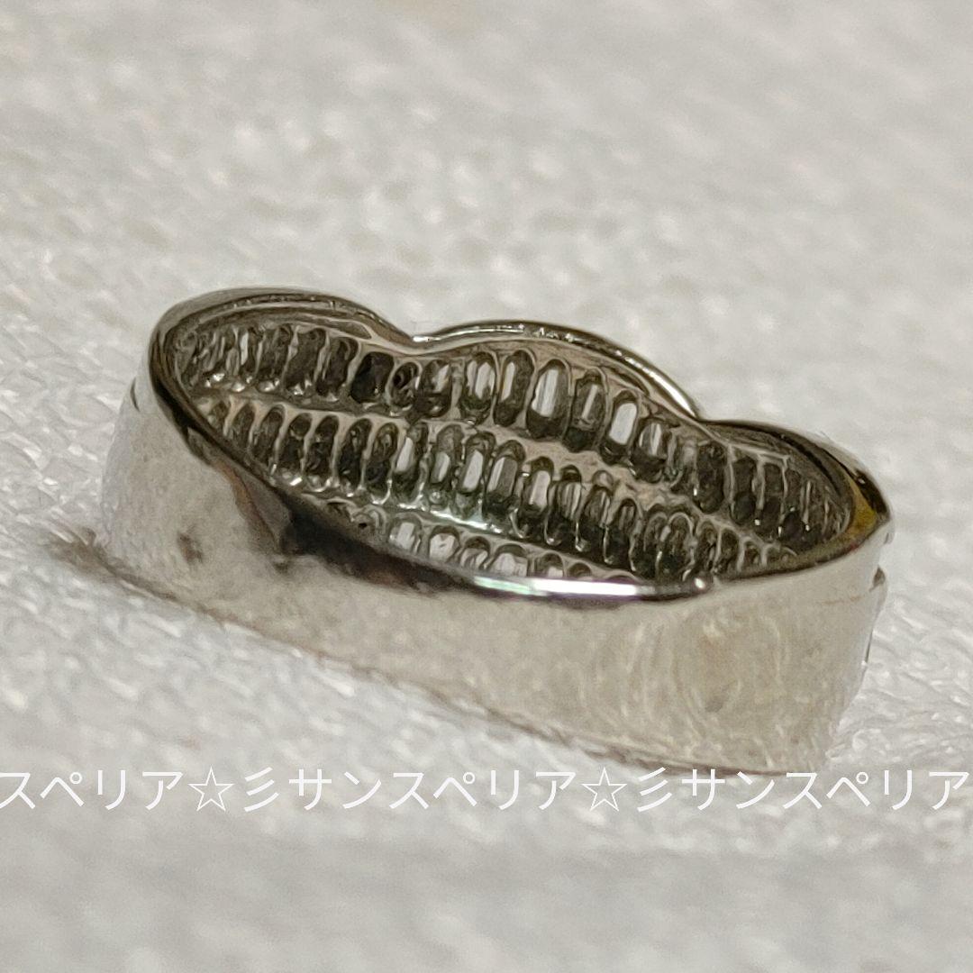 少々訳有 Pt900　テーパーカットダイヤモンド1.00ctのデザインリング