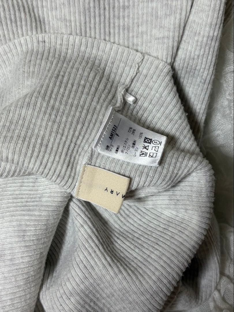 トップス andmary mary turtle knit tops