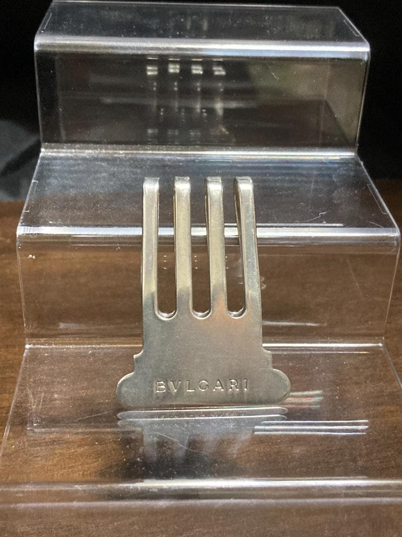 ブルガリ スリットグリル マネークリップ ビルクリップ シルバー925