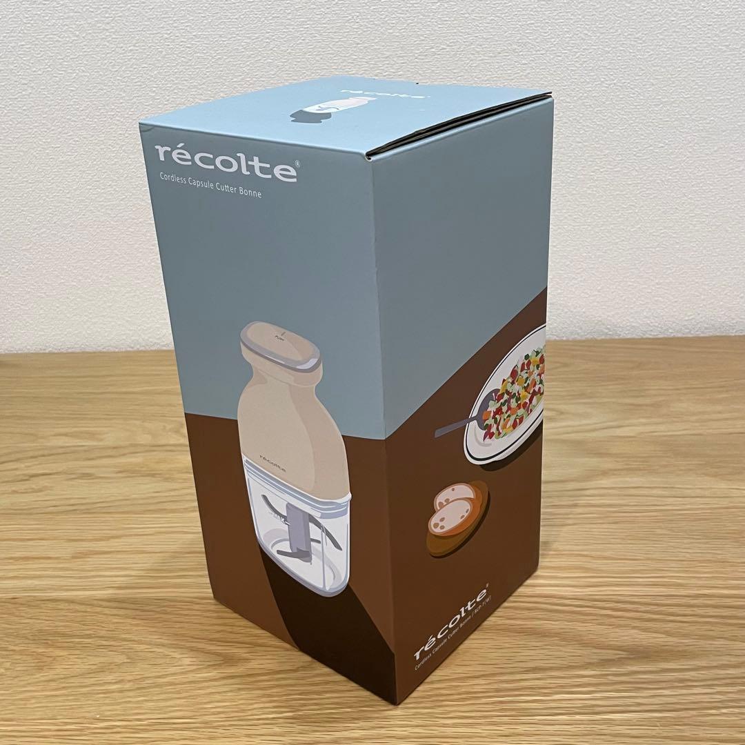 【新品・未使用】 レコルト コードレス カプセルカッターボンヌ RCP-7(W)