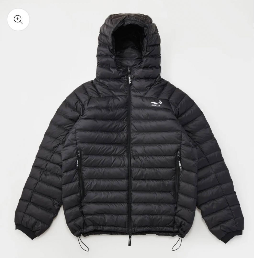 FEELS 上杉柊平 SHELL DOWN JACKET BLACK