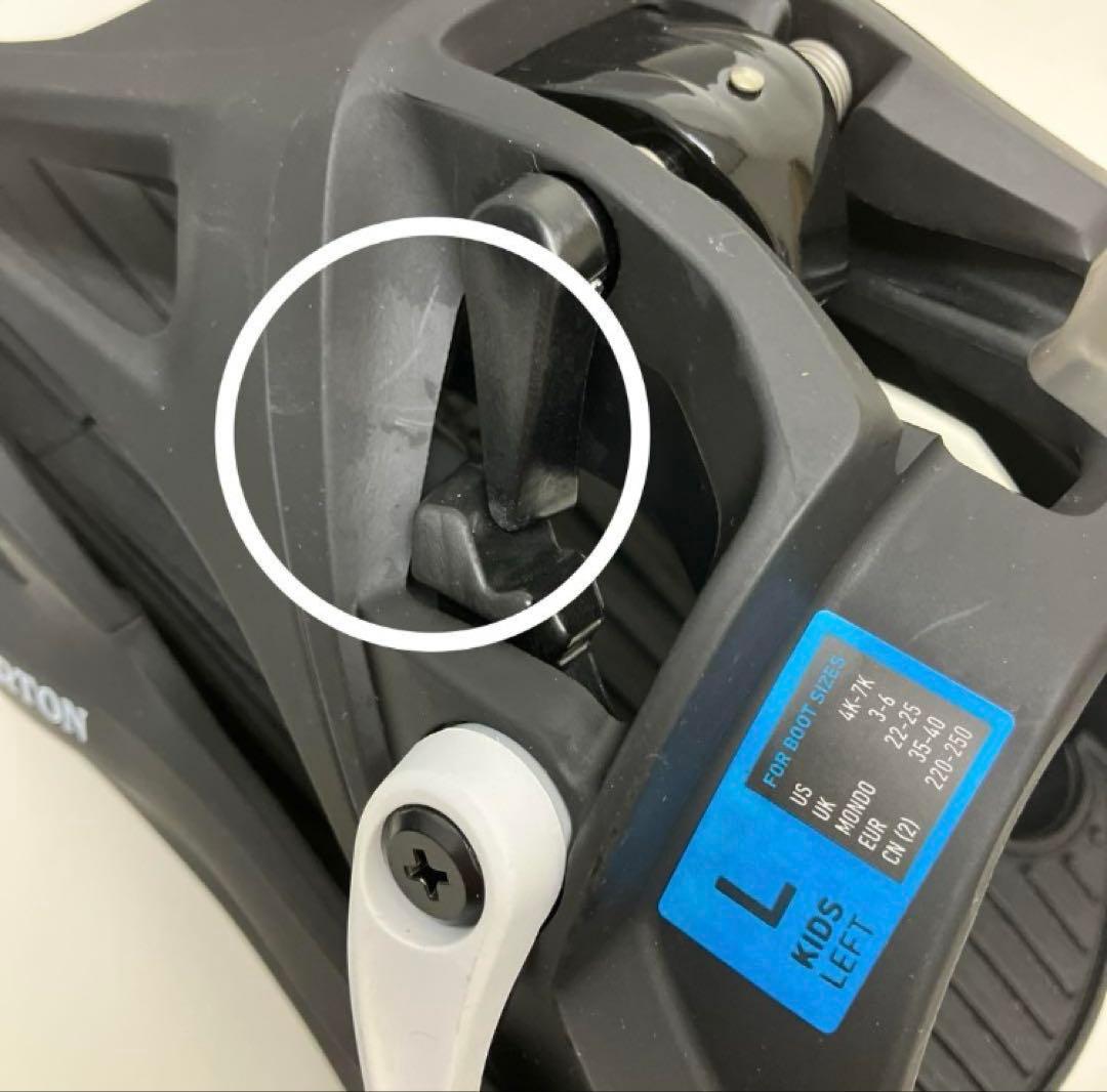 Burton Step On Kids Bindings Lサイズ ブラック