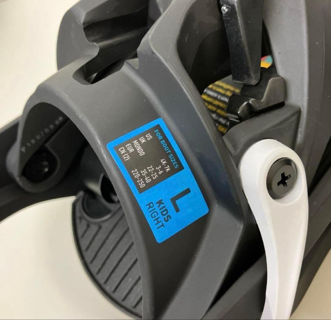 Burton Step On Kids Bindings Lサイズ ブラック