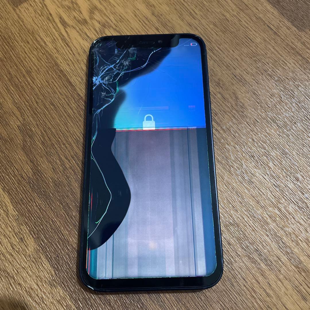 iPhone12 mini 64GB ジャンク 電源OK 初期化済 画面割れ