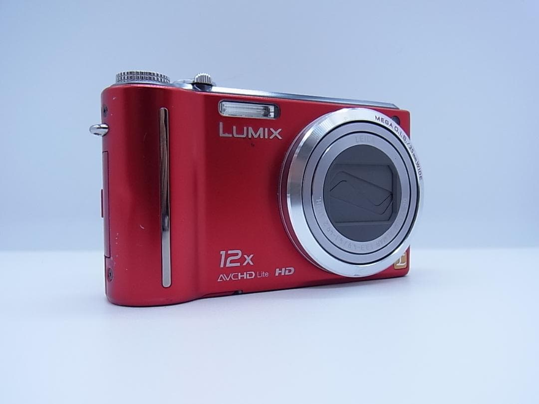 Panasonic LUMIX DMC-TZ7 レッド　デジカメ　動作確認済