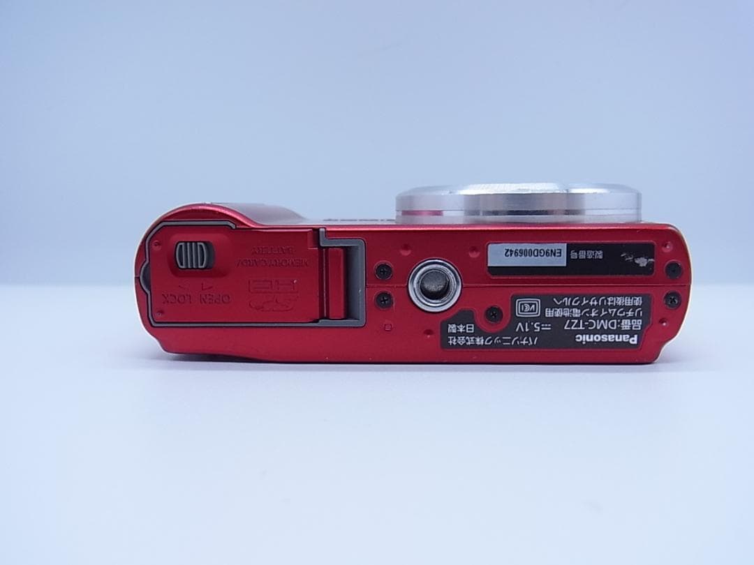 Panasonic LUMIX DMC-TZ7 レッド　デジカメ　動作確認済