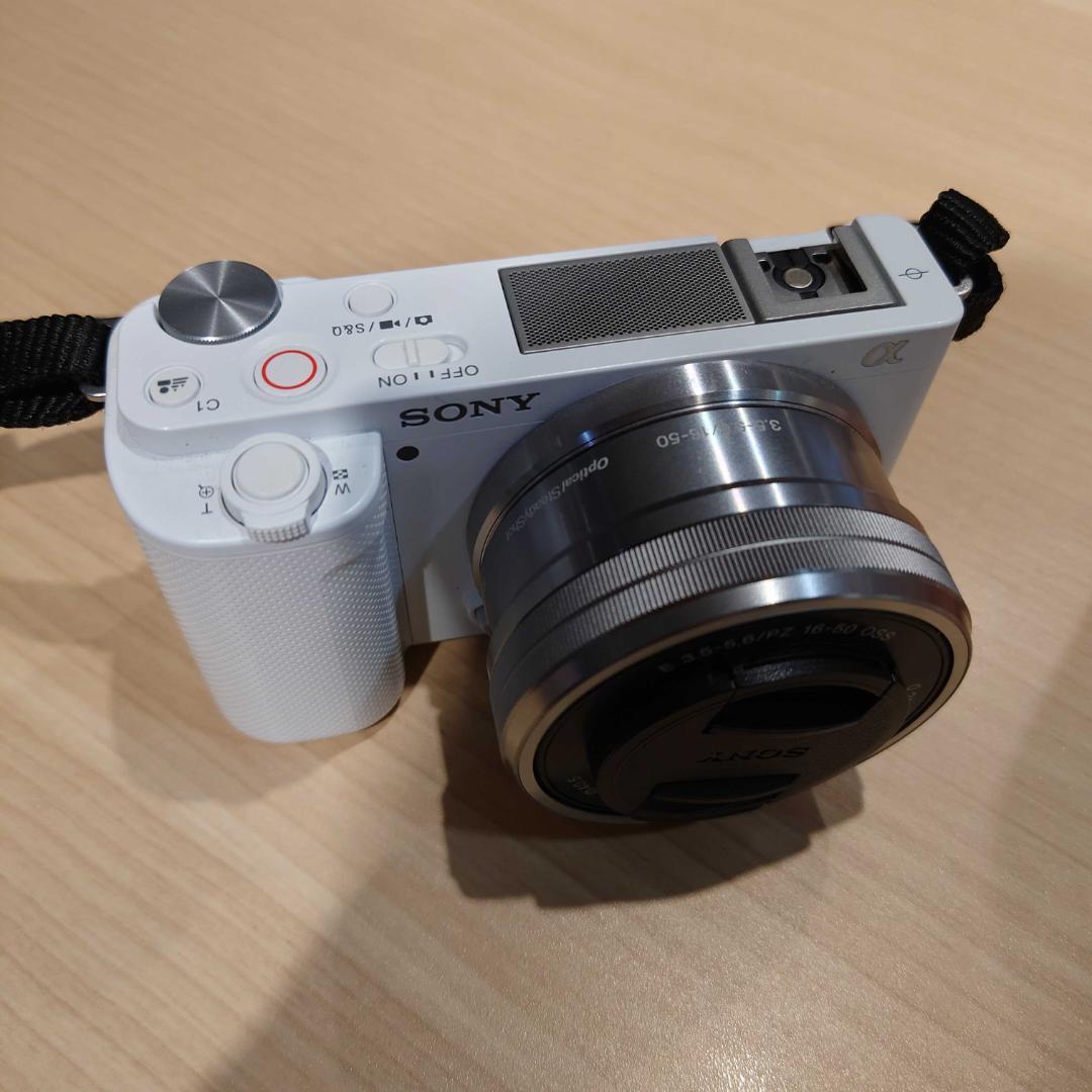 SONY ZV-E10 ホワイト + SELP1650 レンズ