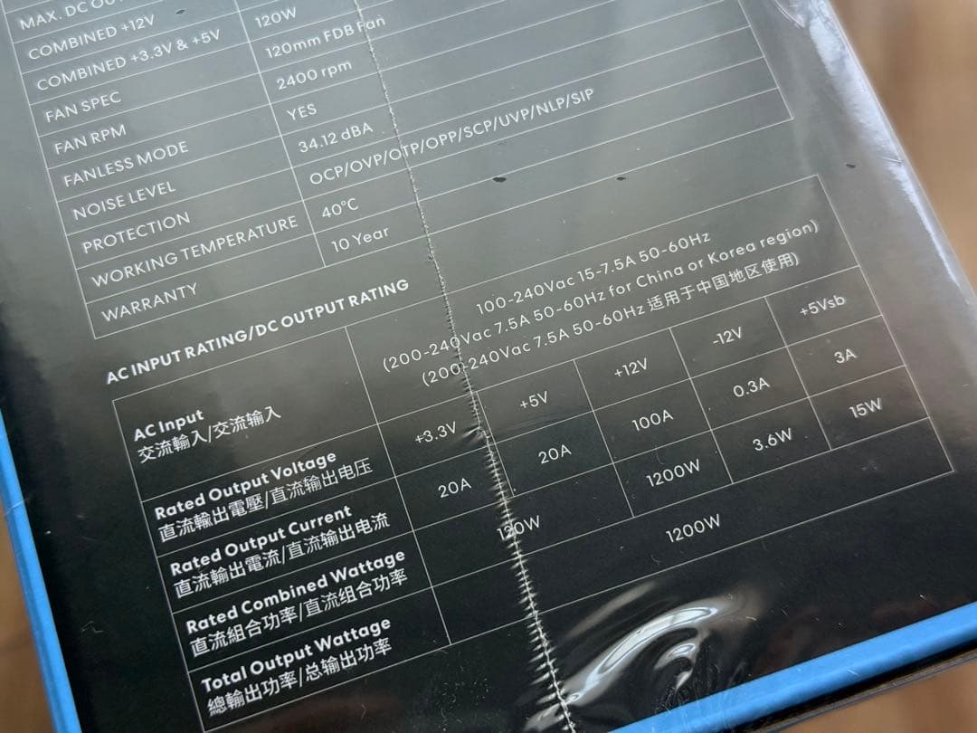 LIAN LI EG1200G 1200W 電源ユニット（新品・未開封）