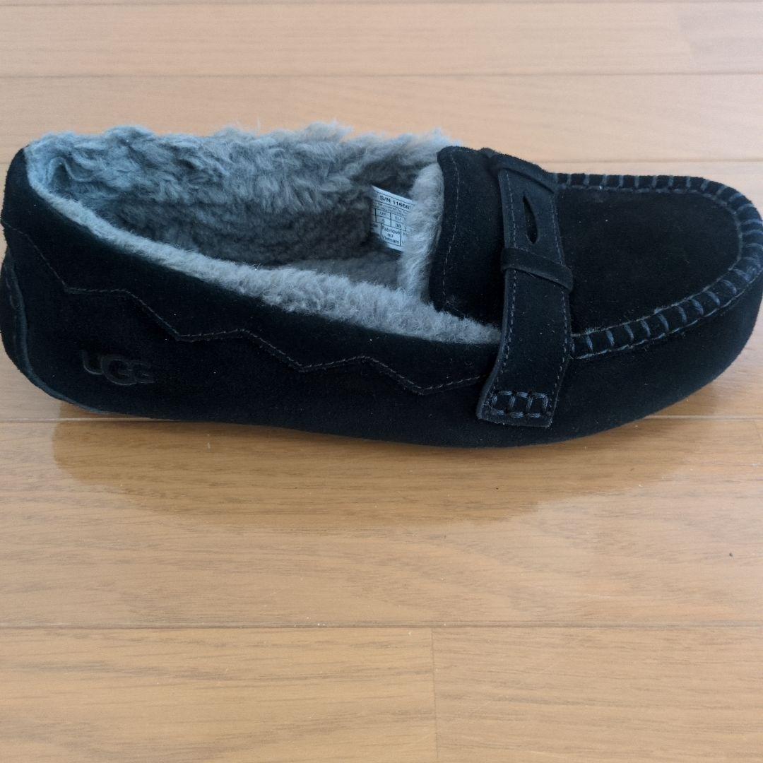 UGG モカシン 24cm ブラック