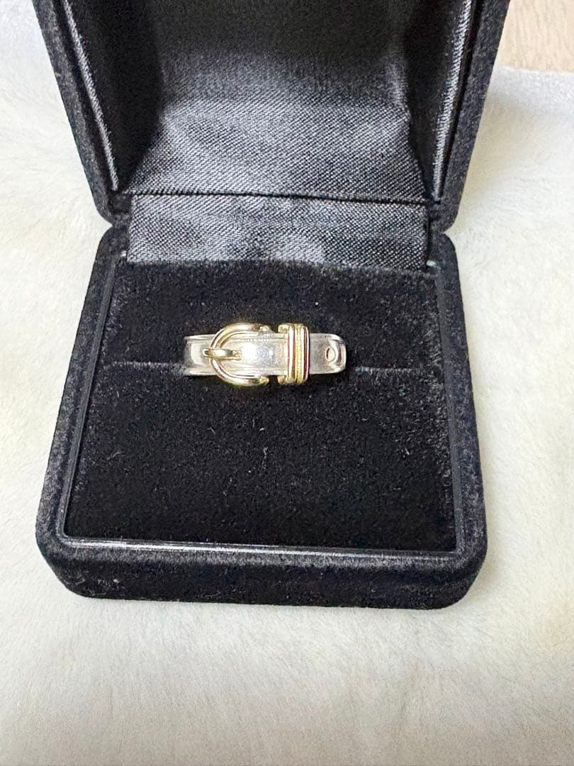 HERMES　サンチュール リング SV925/K18YG