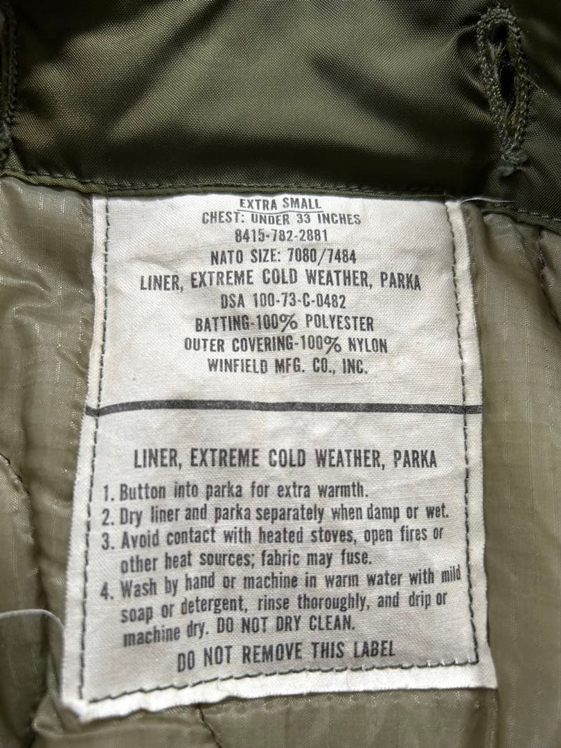 m65 フィッシュテール　黒染め