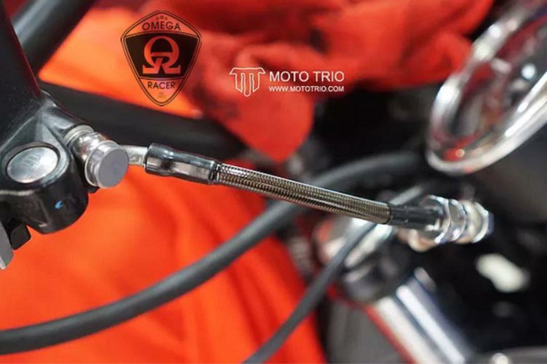 MotoTrio ブレーキライン延長ホースTriumph Bonneville