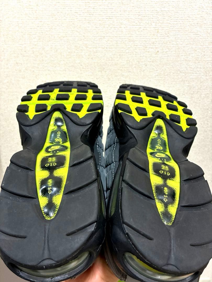 \"あーる様用\"NIKE AIRMAX95 OG イエローグラデーション2020