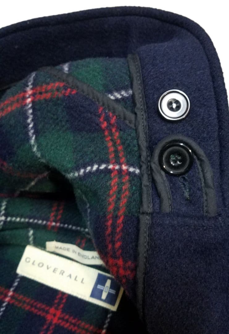 GLOVERALL グローバーオール モリスダッフルコート ロング丈 紺 L