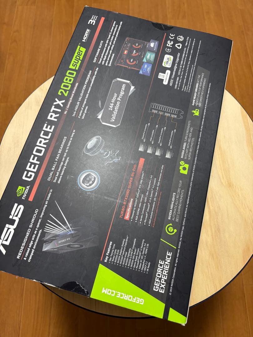 グラフィックボード・グラボ・ビデオカード ASUS GeForce RTX 2080 Super Turbo 8GB