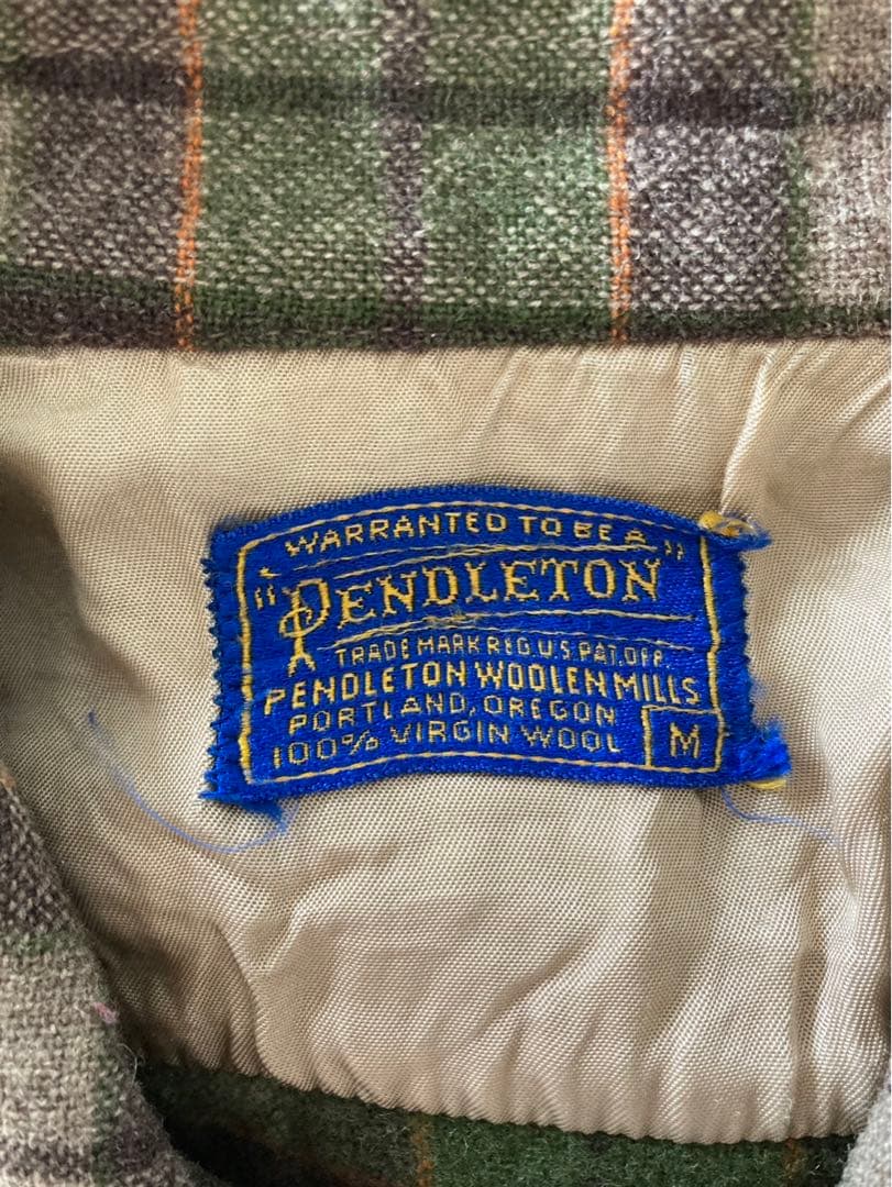 PENDLETON ボードシャツ　50s ヴィンテージ　オンブレ　Mサイズ