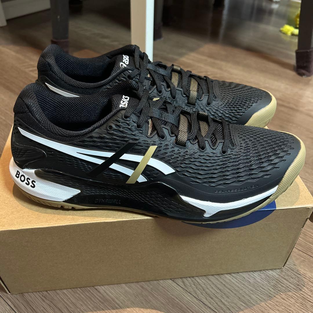 シューズ(男性用) asics gel resolution 9 boss