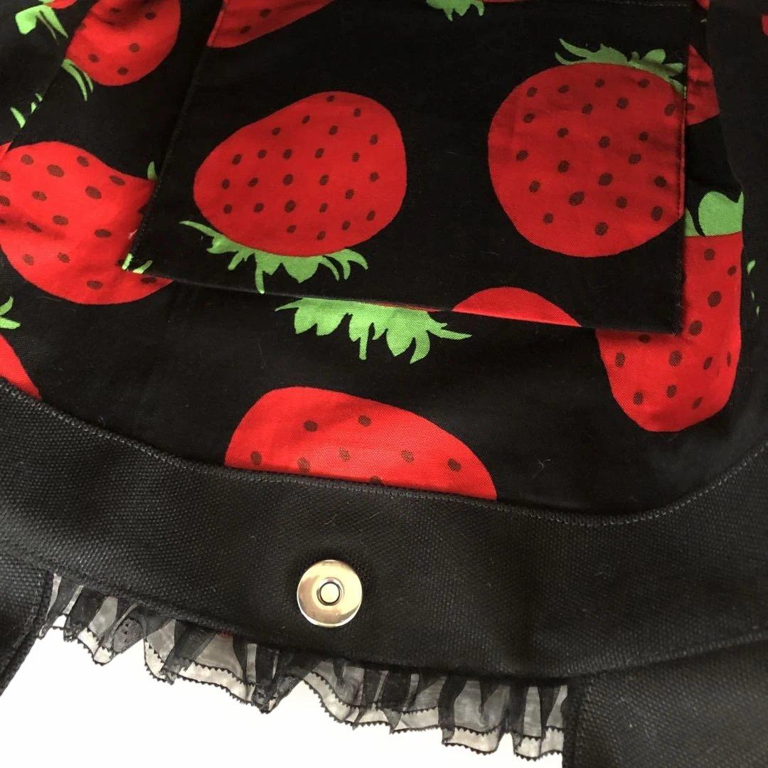 ゆ*ら様 赤ハートジャガードにシーズーアップリケバック