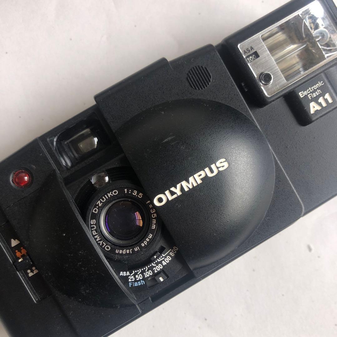 OLYMPUS XA2 フィルムカメラ + フラッシュ A11 ジャンク
