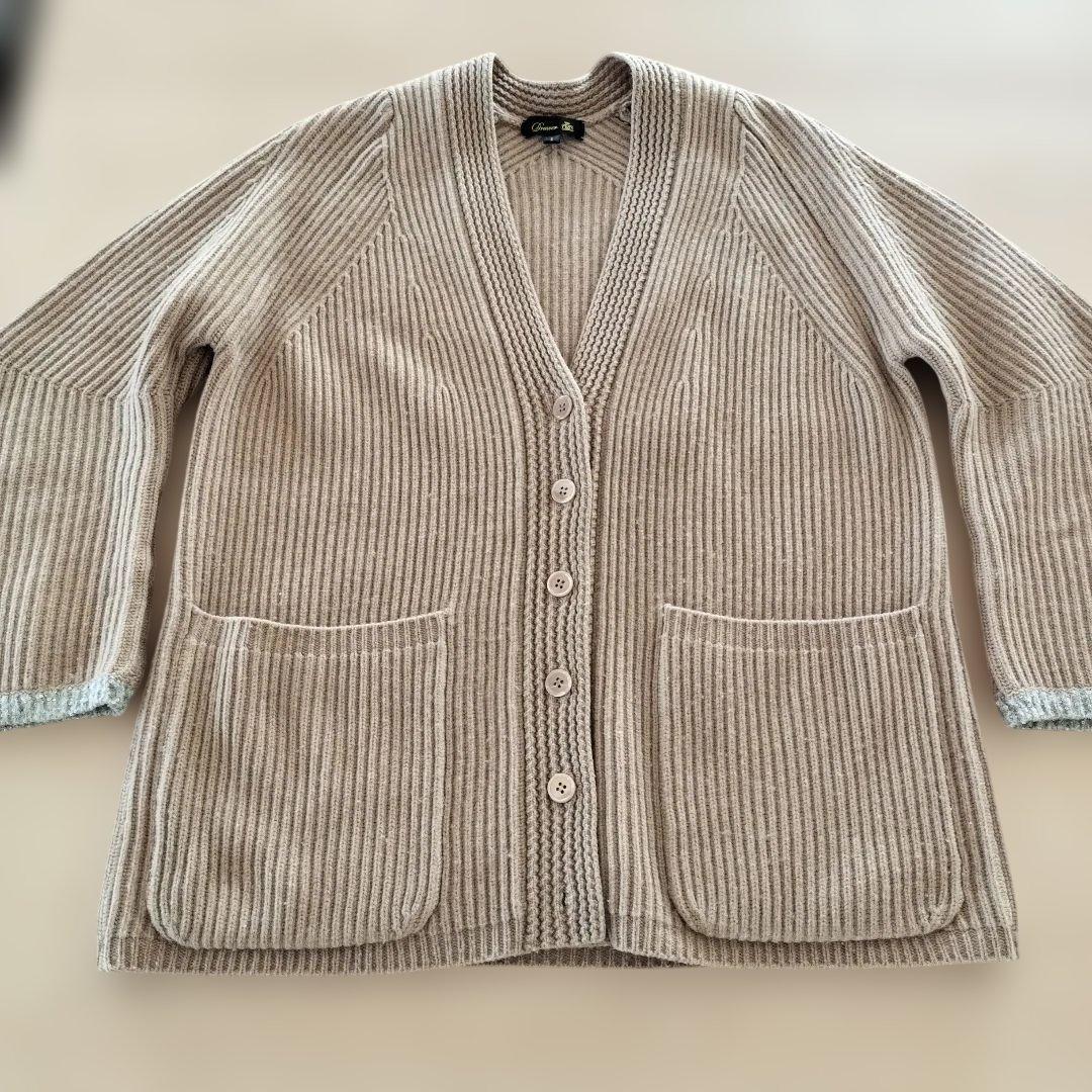 ドゥロワー　drawer　ウールカシミヤ　カーディガン　88000円　サイズ１