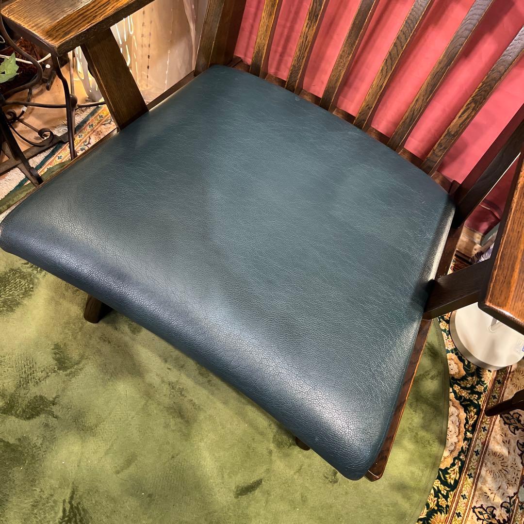 L１　飛騨　IBATA ヴィンテージ ローチェア　和風　チェア　肘付き