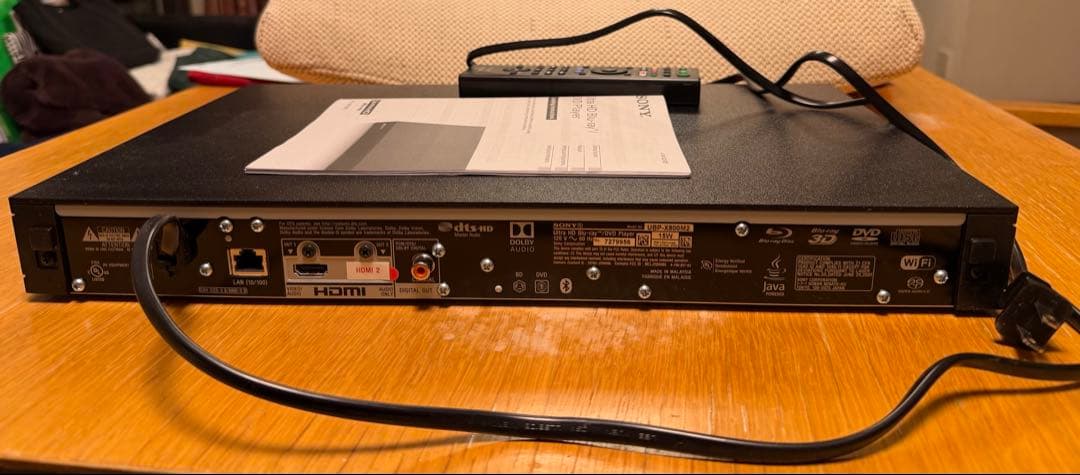 【値下げします】Sony UBP-X800M2（並行輸入品）
