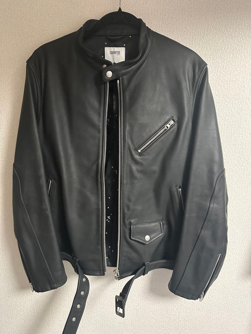 レザージャケット　革ジャン　コンバーストウキョウ　ライダース