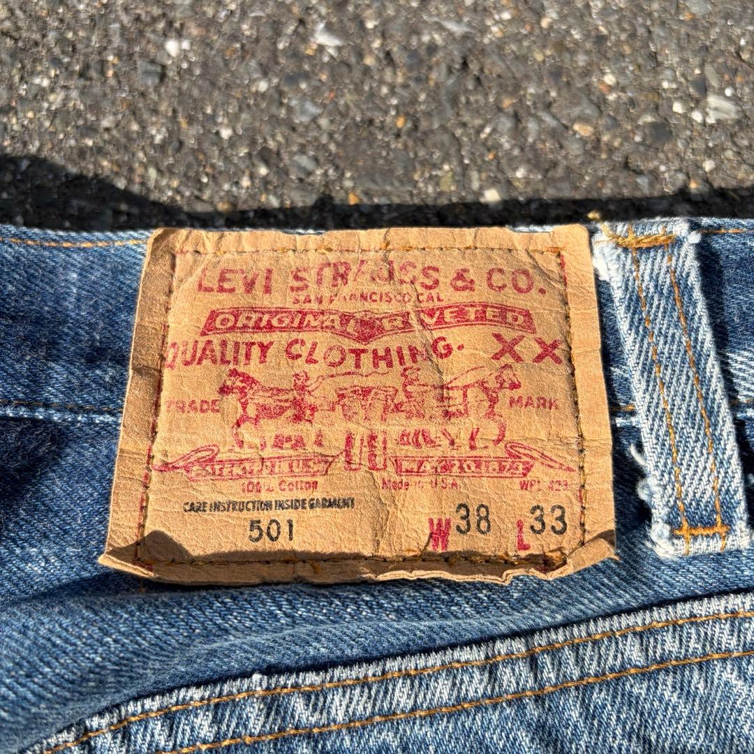 80s USA製 Levi's 501ハチマル 66後期 66前期 w38