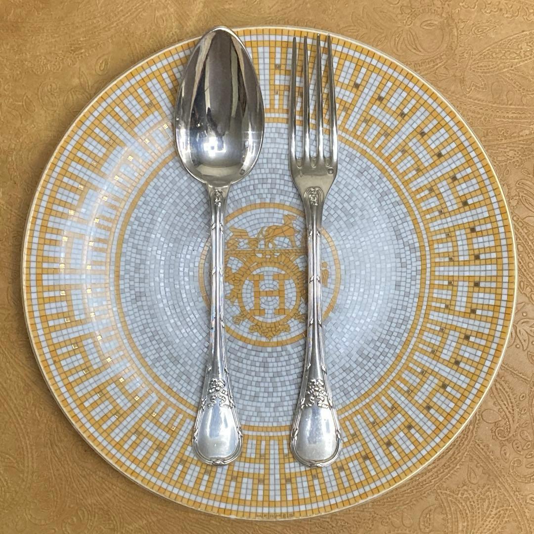 【ピュイフォルカ】純銀/100g スプーン フォーク 2セット