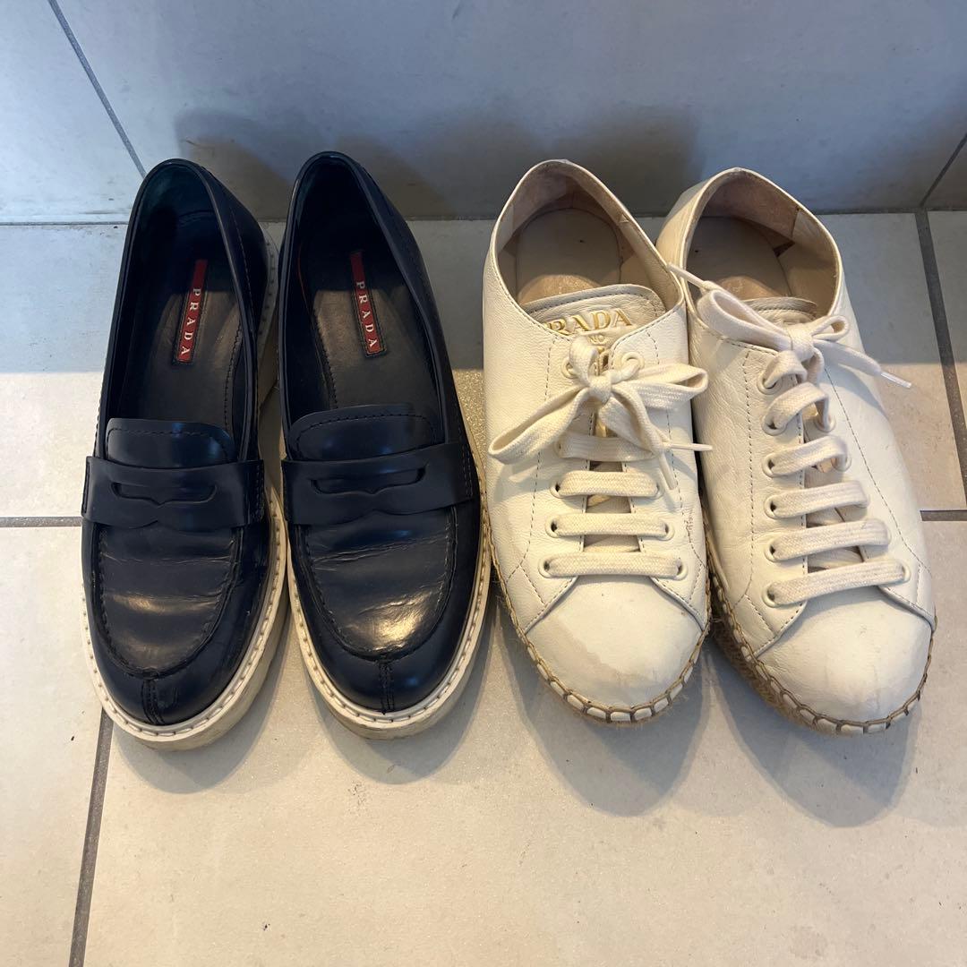 PRADA レディース　靴　スニーカー　サンダル