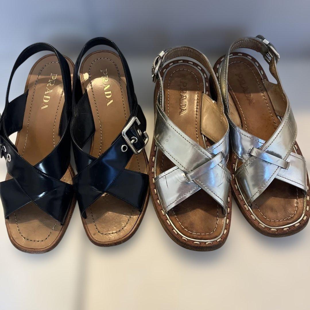 PRADA レディース　靴　スニーカー　サンダル