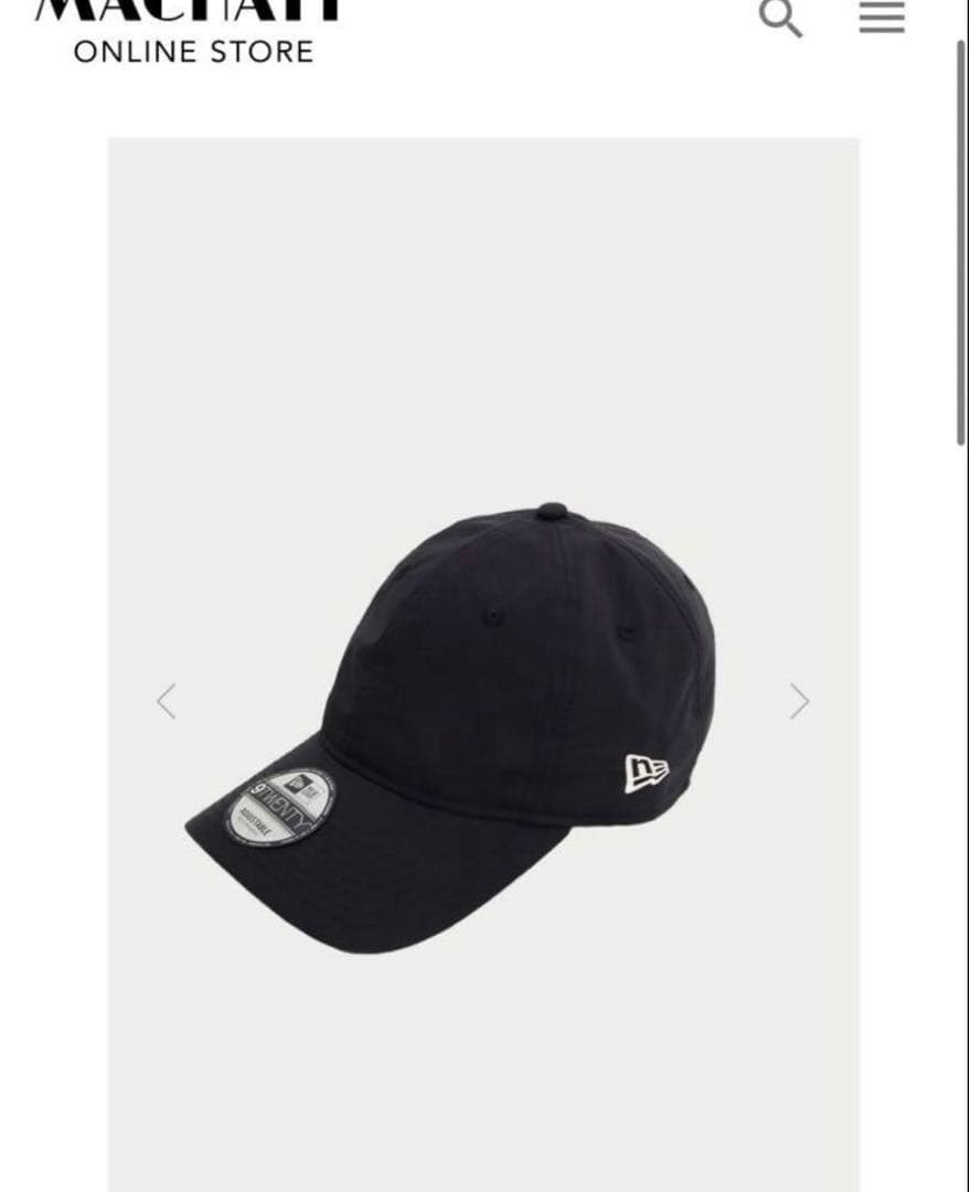 『NEWERA×MACHATT』9TWENTYキャップ(ブラック)