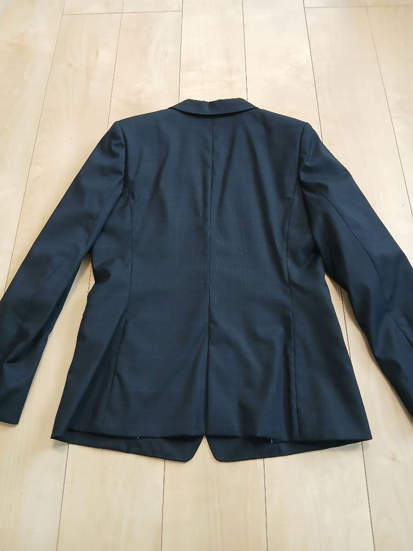 売り切り最終価格♪新品未使用☆ネイビーチェック柄パンツスーツ