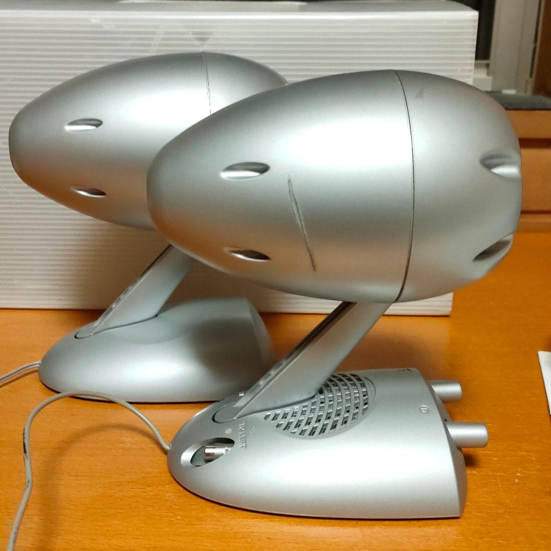 TIMEDOMAIN mini スピーカー シルバー アダプター付