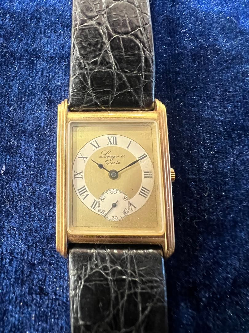 【希少/不動品】ロンジン 150周年記念モデル クォーツ 腕時計 ローマン文字盤