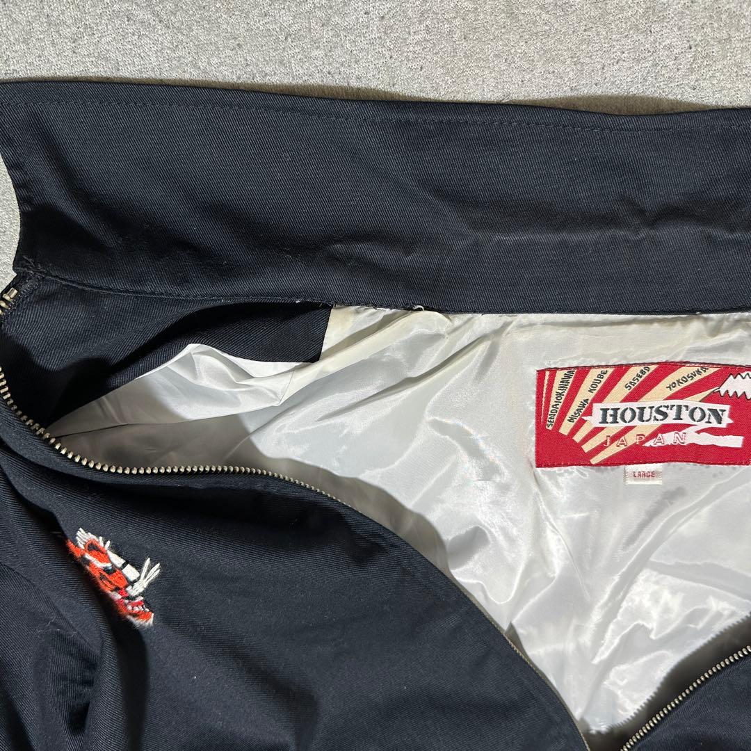 H*4様 希少旧タグ✨　メンズL　ベトジャン　HOUSTON　虎　地図　MAP
