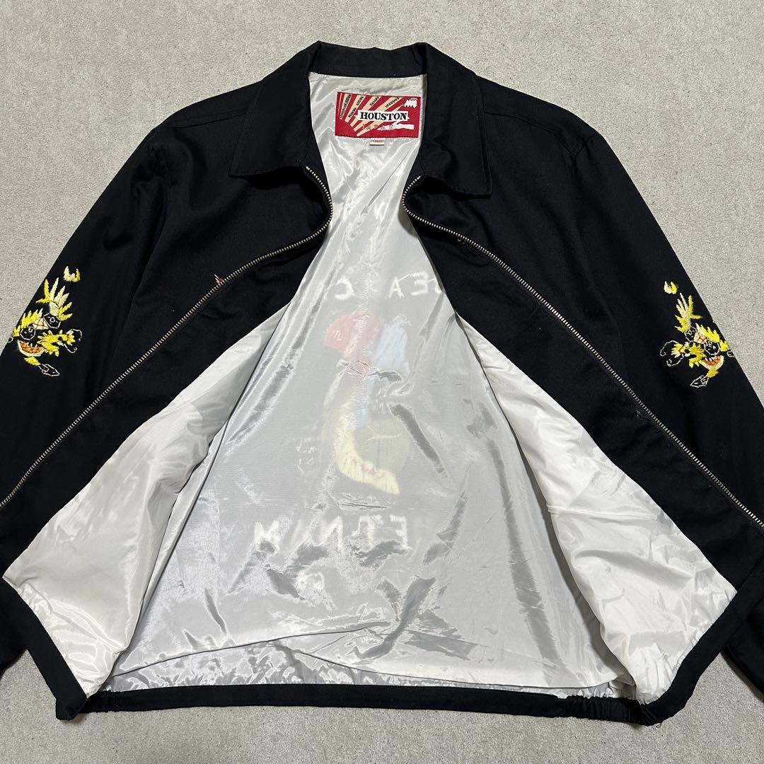 H*4様 希少旧タグ✨　メンズL　ベトジャン　HOUSTON　虎　地図　MAP