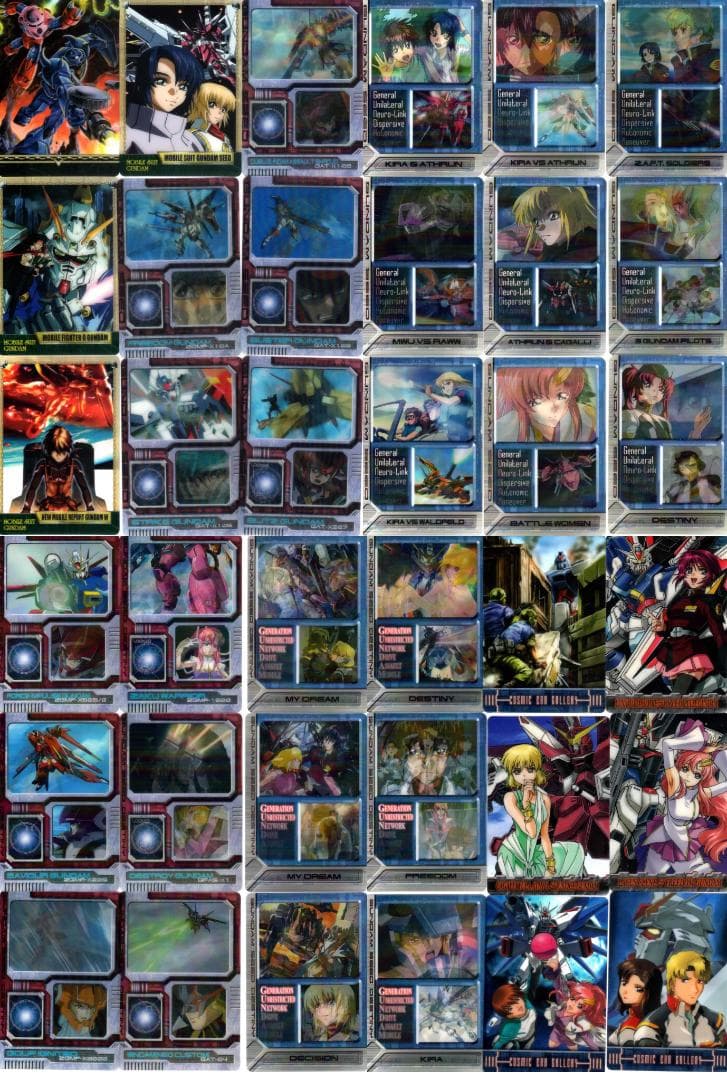 森永 ガンダムウエハース カード 約300枚セット SEED W G V 等