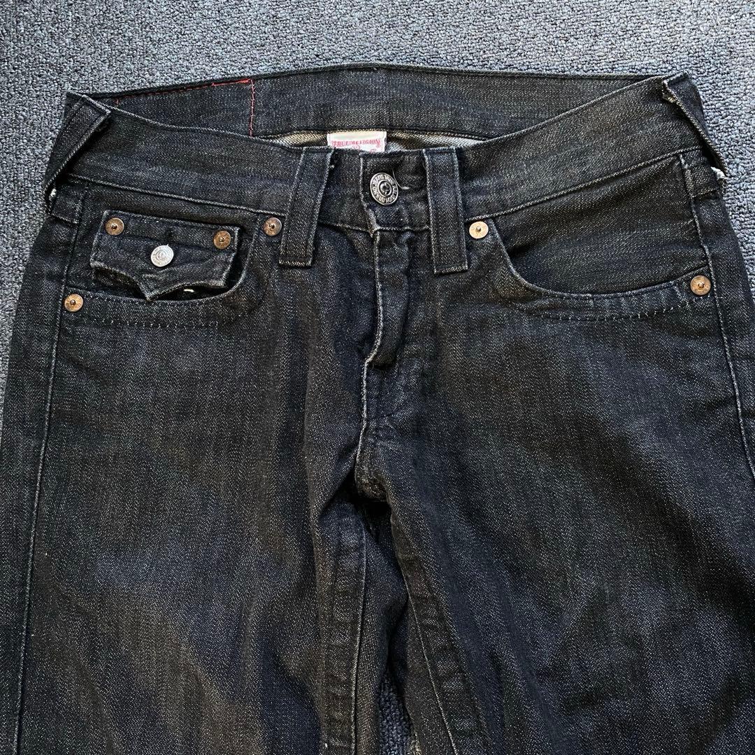 専用ページTrue Religion Ricky ブラックデニム 28x33