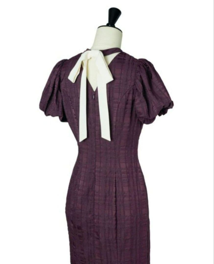 スーツ・フォーマル・ドレス Herlipto Bloom-Sleeve Jacquard Dress Msi